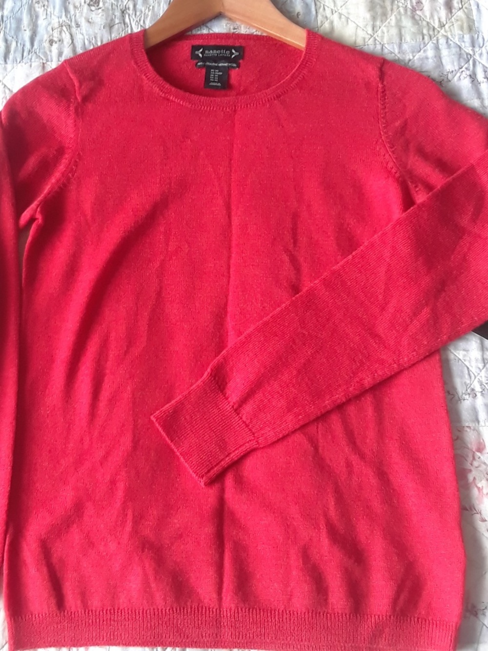 NWT Nanette Lepore 100% Merino Wool Sweater XS